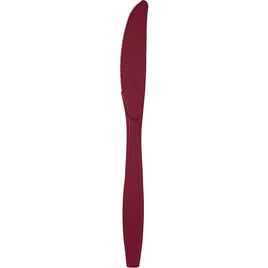 BURGUNDY KNIVES 24 CT. 
