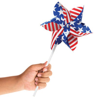 Plastic Patriotic Pinwheels