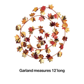 Fall Leaves Wired Garland