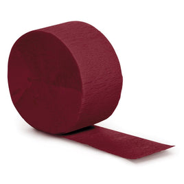 BURGUNDY  CREPE  81' PAPER 1 CT. 