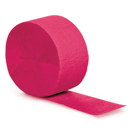 HOT MAGENTA  CREPE  81' PAPER 1 CT. 
