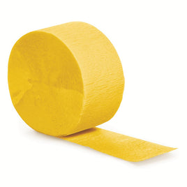 SCHOOL BUS YELLOW CREPE  81' PAPER 1 CT. 