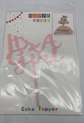 Acrylic Baby Shower Cake Topper
