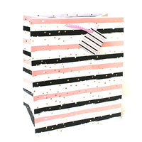 Pink and White Large Gift Bag