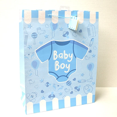 Blue Baby Boy Jumbo Gift Bag