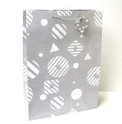 Gray and Silver Extra Large Gift Bag