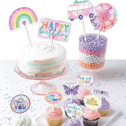 GIRL-CHELLA PAPER TOPPER KIT  1 CT. 