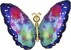 26" TIE DYE BUTTERFLY SHAPE
