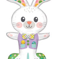 46" SPOTTED EASTER BUNNY AIRLOONZ