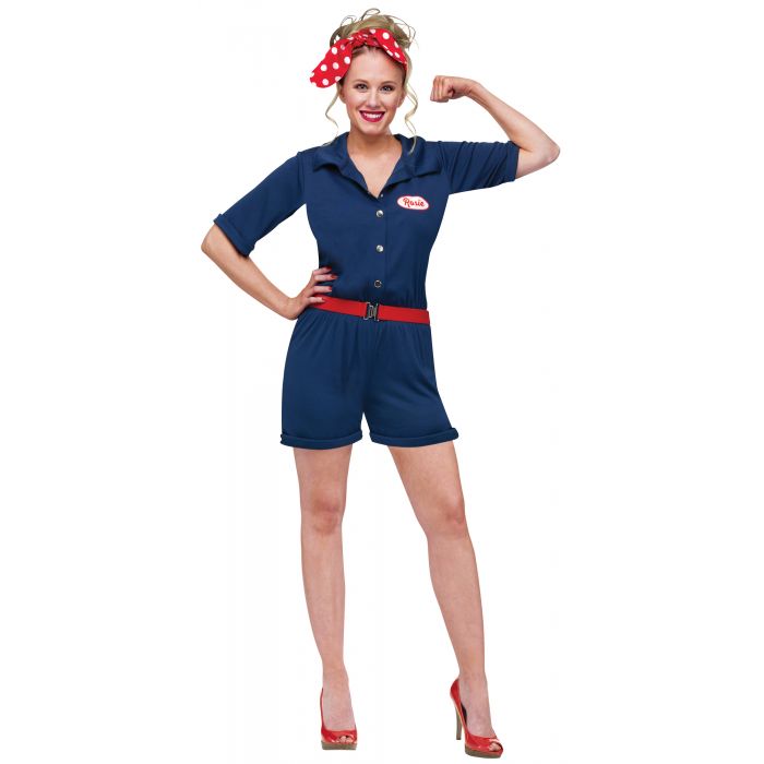 Rosie the Riveter Adult Costume| Party Stop