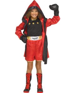 Red and Black Tough Girl Child Costume