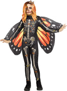 Butterfly Bones Child Costume-Orange