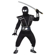 Silver Mirror Ninja Child Costume
