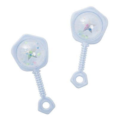 Blue Baby Rattle Favors 2.5  6ct