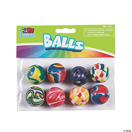 BOUNCING BALL ASST 8 PCS
