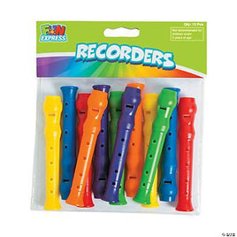 PLASTIC RECORDERS 12 pc.
