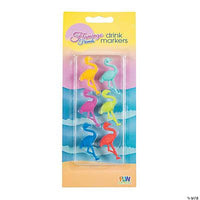 FLAMINGO DRINK MARKER 6PC