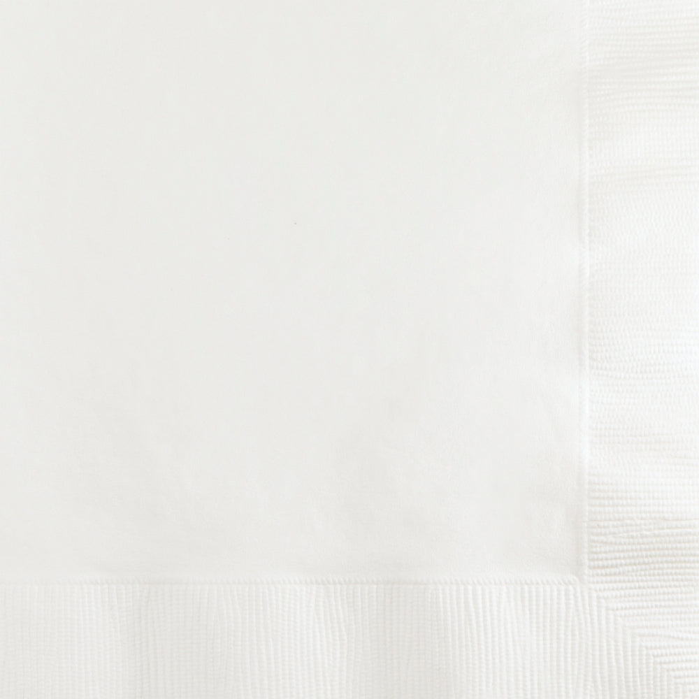 White Beverage Napkins 50 ct.