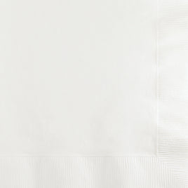 White Beverage Napkins 50 ct.