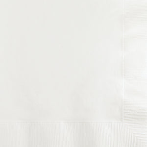 White Beverage Napkins 50 ct.