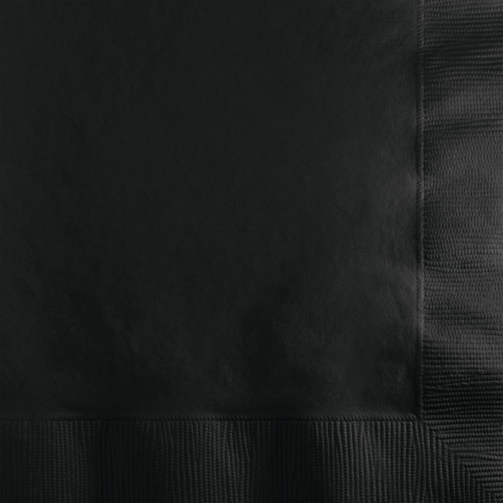 Black Beverage Napkins 50 ct. 