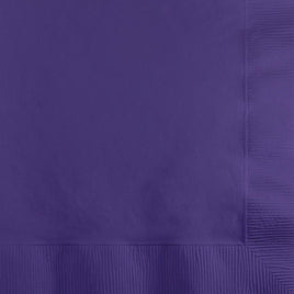 Purple Beverage Napkins 50 ct. 