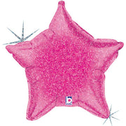 21" Holographic Pink Star