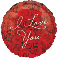 17" I Love You Roses Foil Balloon