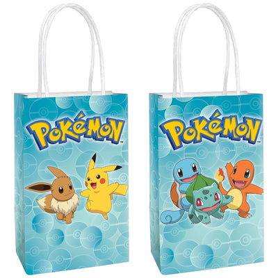 Pokemon™ Paper Kraft Bags 8 ct.