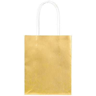 GOLD FOIL MINI PAPER BAG WITH HANDLE  1 CT. 