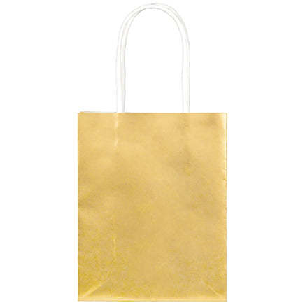 GOLD FOIL MINI PAPER BAG WITH HANDLE  1 CT. 