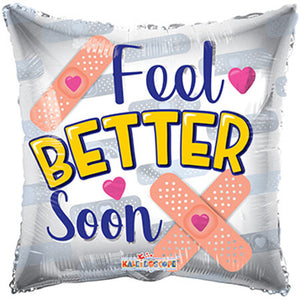 18" Feel Better Foil Balloon