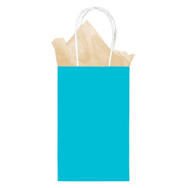 TURQUOISE KRAFT BAG  CUB 1 CT. 