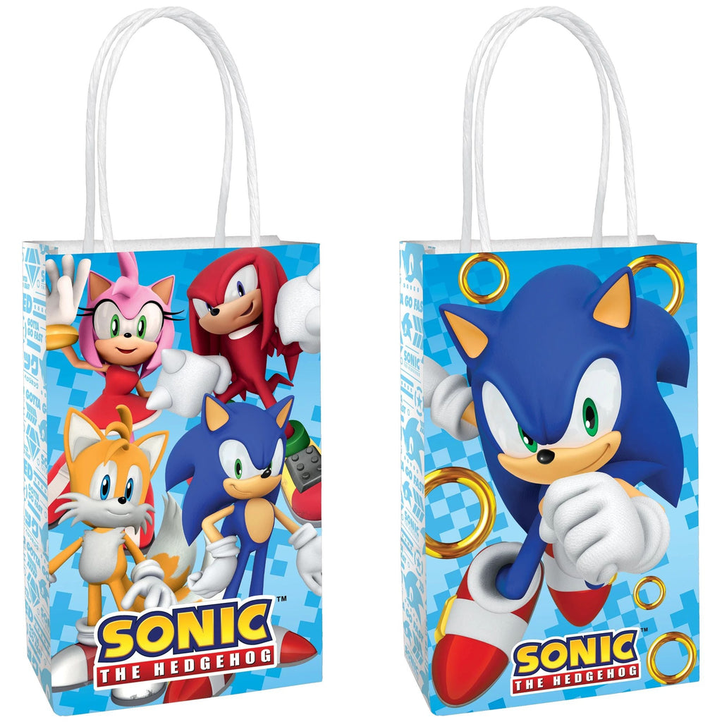 Sonic Printed Paper Kraft Bag  8 ct.