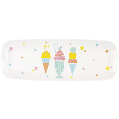 Pastel Ice Cream Plastic Serving Tray