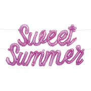 Pastel Ice Cream Sweet Summer" Plastic Jelly Balloon Banner Kit"