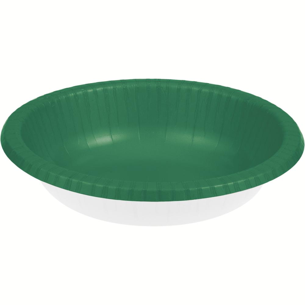 EMERALD GREEN PAPER BOWLS 20 CT. 