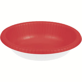 CLASSIC RED PAPER BOWLS 20 CT.