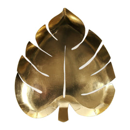 Gold Palm Leaf Plates  8 ct. 