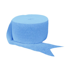 Solid Roll Crepe -Baby Blue