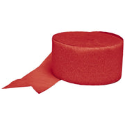 Solid Roll Crepe - Apple Red