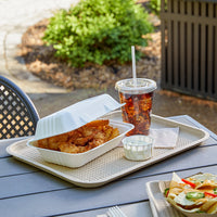 12" X 16" Molded Fiber Rectangle Tray