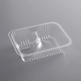 2 Compartment Plastic Nacho Tray 125 ct.