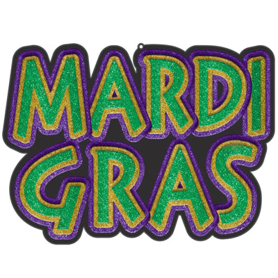 Mardi Gras Wall Sign