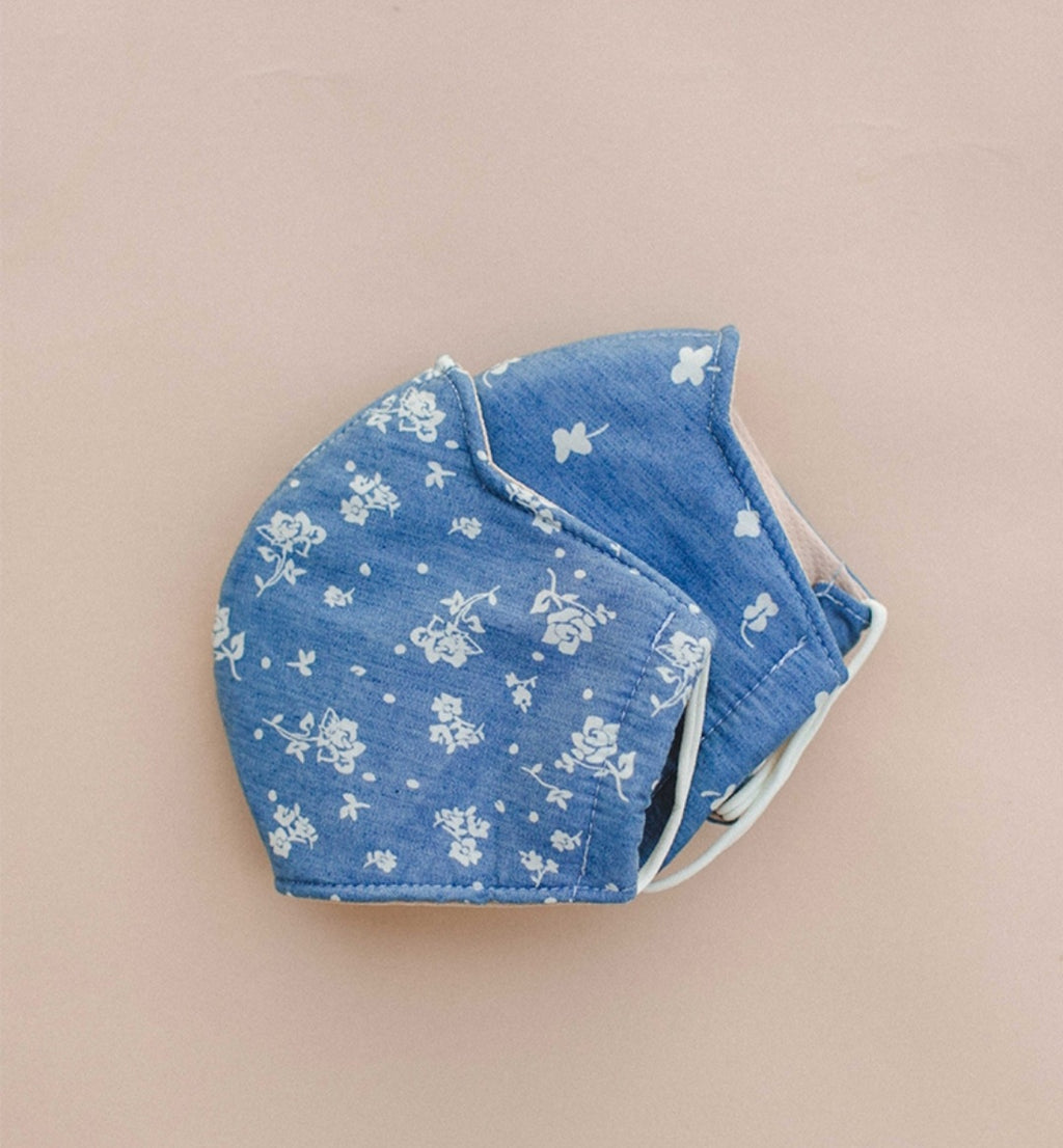Floral Chambray Mask- Women/Teen 1 ct.