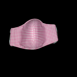 Pink Gingham Toddler Mask  3T to 5T  1 ct.