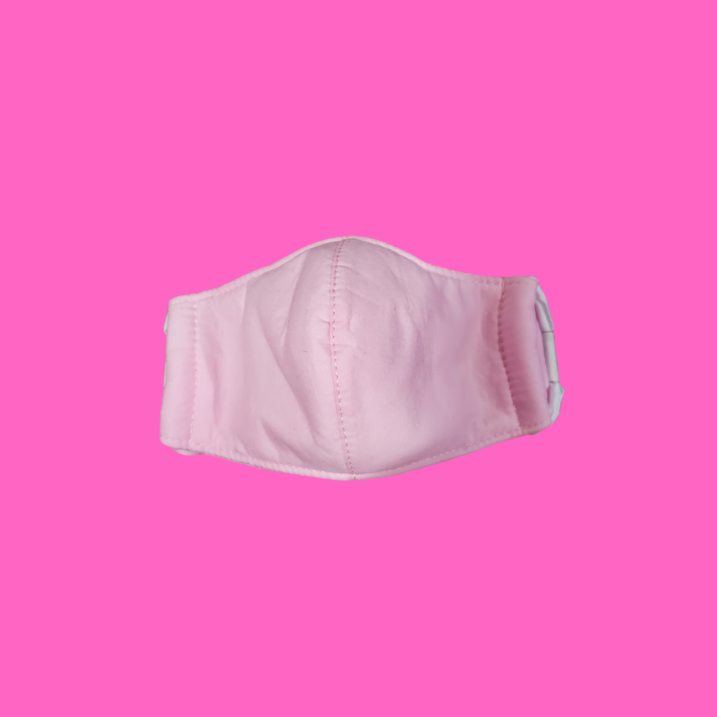 Solid Pink Toddler Mask 18M to 3T  1ct.