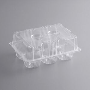 6-Cup High Dome Hinge Cupcake/Muffin Holder