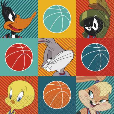 Space Jam Luncheon Napkins 16ct