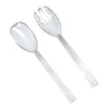 9.5" Serving Fork & Spoon Sets - Clear 12 Ct.